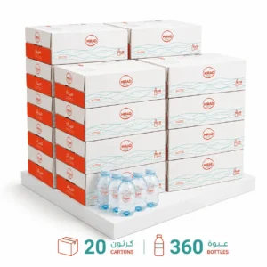 20 كرتون مياه ميراد 200 مل | 20 Cartons Mirad Water 200ml for Mosques