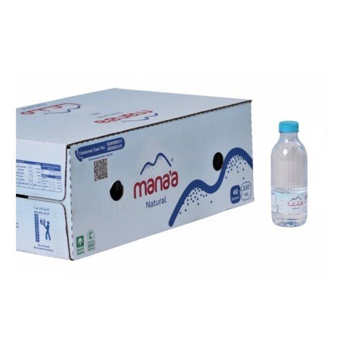 مياه منعا 330 مل 40 عبوة | Manaa Water 330ml – 40 Bottles