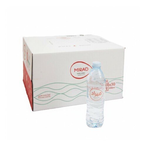 مياه ميراد 600 مل 30 حبة | Mirad Water 600ml 30 Bottles