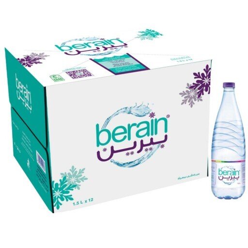 مياه بيرين 1.5 لتر كرتون 12 عبوة | Berain Water 1.5L - 12 Bottles Carton
