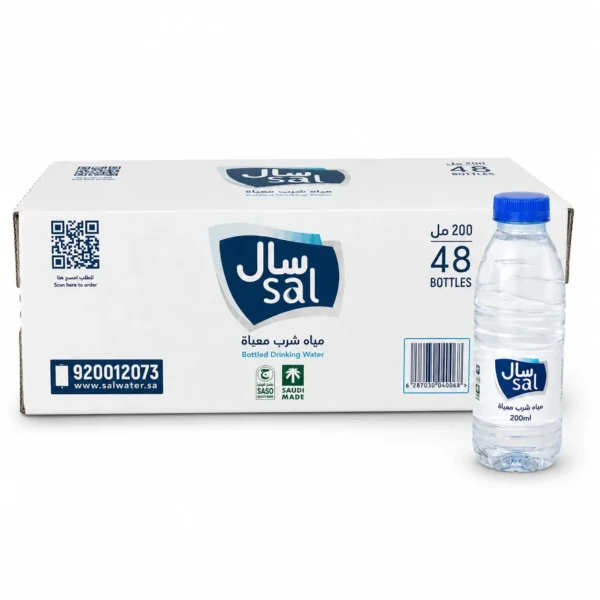 مياه سال 200 مل كرتون 48 عبوة | Sal Water 200ml - 48 Bottles Carton