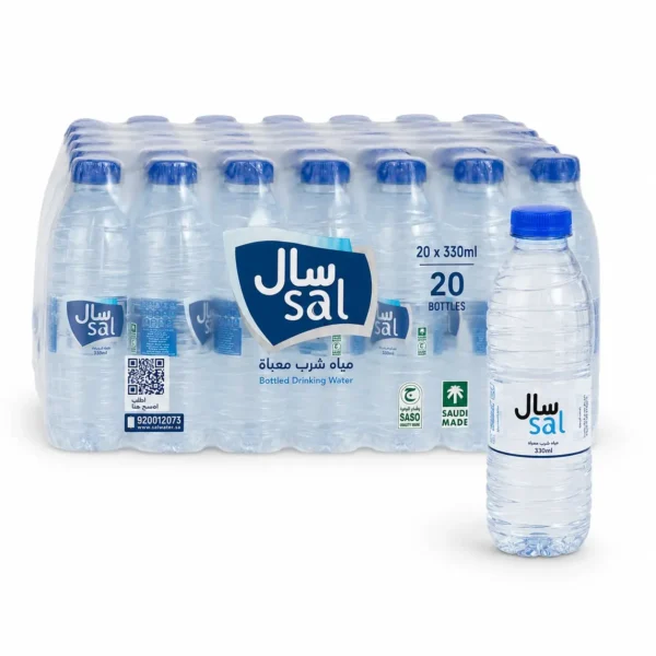 مياه سال 330 مل شدة 20 عبوة | Sal Water 330ml - 20 Bottles Pack