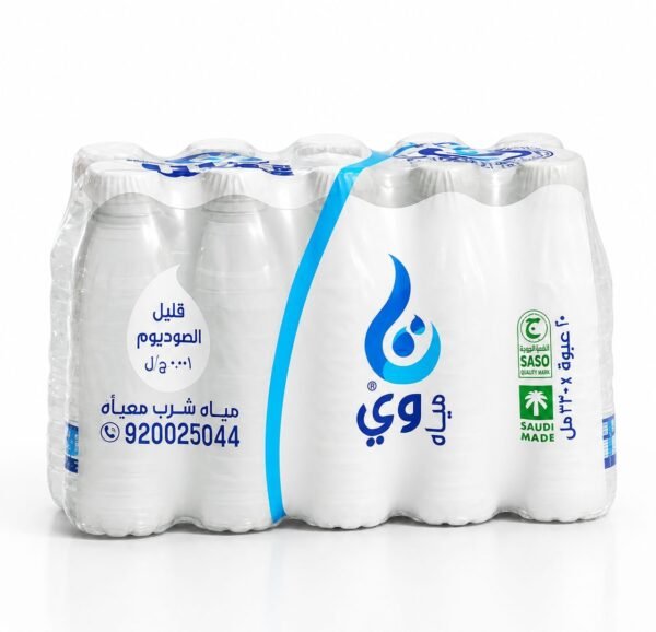 مياه وي 330 مل شدة 20 عبوة | WE Water 330ml 20 Bottles Pack